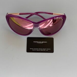 Porsche Design Eyewear Pink Sunglasses. New